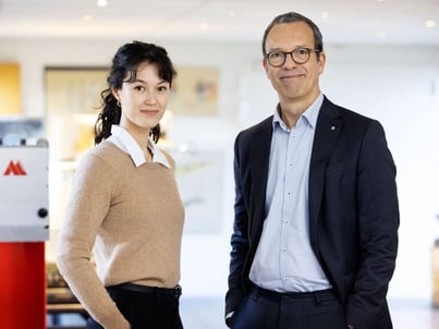 Pictured (from left to right): Amanda Tao Furbo Rasmussen Sustainability Partner (Aasted), Jesper Jerlang, Sustainability Manager (Aasted)&nbsp;